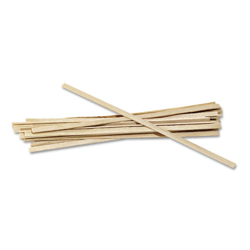 Wood Coffee Stirrers, 5.5", 10,000/Carton-(RPPR810CT)