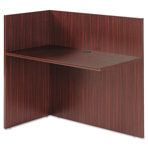 Alera Valencia Reversible Reception Return, 44.13w x 23.63d x 41.5h, Mahogany-(ALEVA324424MY)