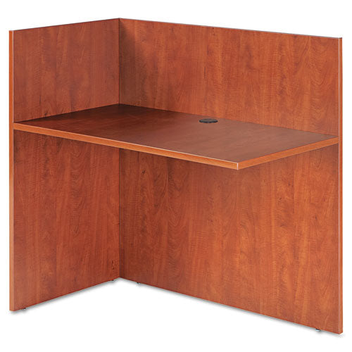 Alera Valencia Reversible Reception Return, 44.13w x 23.63d x 41.5h, Medium Cherry-(ALEVA324424MC)