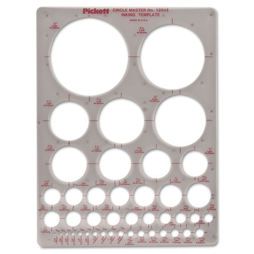 Templates, Circles, 7 x 10, Smoke-(CHA1204I)