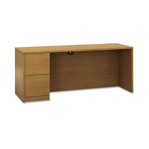 10500 Series Full-Height Left Pedestal Credenza, 72w x 24d x 29.5h, Harvest-(HON105904LCC)