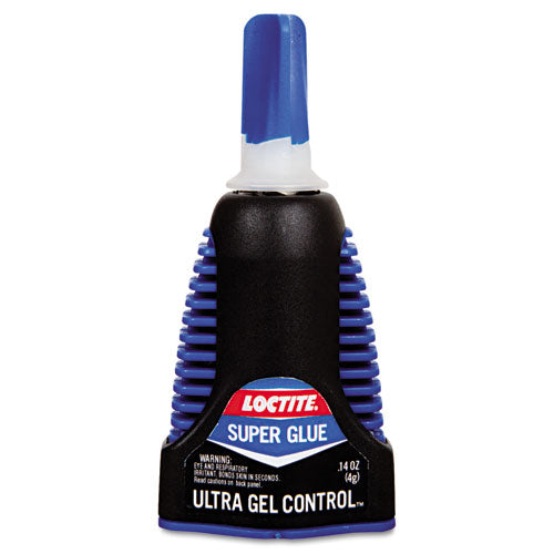 Ultra Gel Control Super Glue, 0.14 oz, Dries Clear-(LOC1363589)