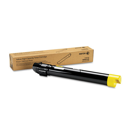 106R01438 High-Yield Toner, 17,800 Page-Yield, Yellow-(XER106R01438)