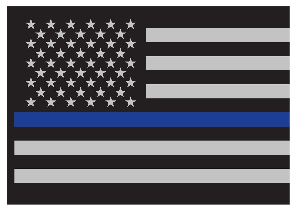 Rothco Thin Blue Line Flag Decal