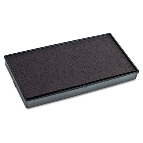 Replacement Ink Pad for 2000PLUS 1SI10P, 1" x 0.25", Black-(COS065484)