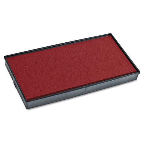 Replacement Ink Pad for 2000PLUS 1SI10P, 1" x 0.25", Red-(COS065485)