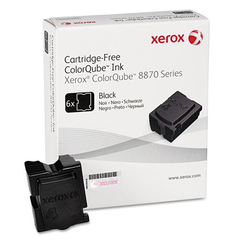 108R00953 Solid Ink Stick, 16,700 Page-Yield, Black, 6/Box-(XER108R00953)
