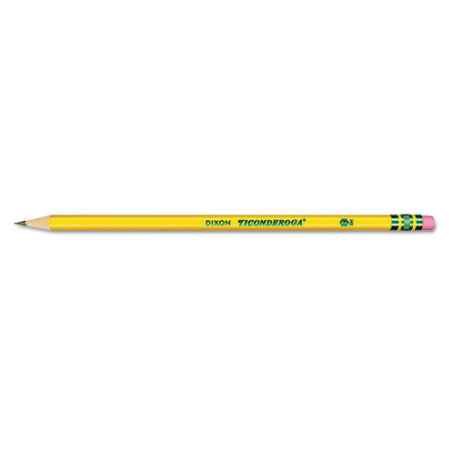 Pre-Sharpened Pencil, HB (#2), Black Lead, Yellow Barrel, 30/Pack-(DIX13830)