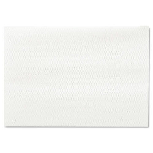 Masslinn Shop Towels, 1-Ply, 12 x 17, Unscented, White, 100/Pack, 12 Packs/Carton-(CHI0930)