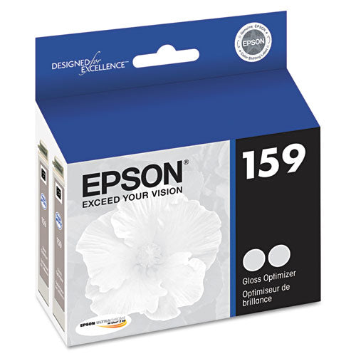 T159020 (159) UltraChrome Hi-Gloss 2 Gloss Optimizer Ink, Clear, 2/Pack-(EPST159020)