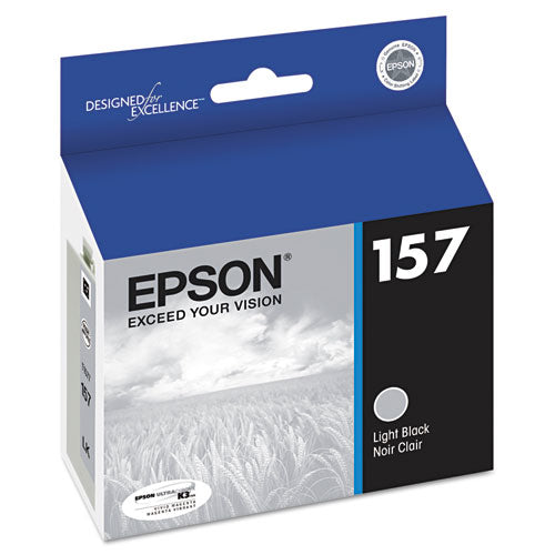 T157720 (157) UltraChrome K3 Ink, Light Black-(EPST157720)