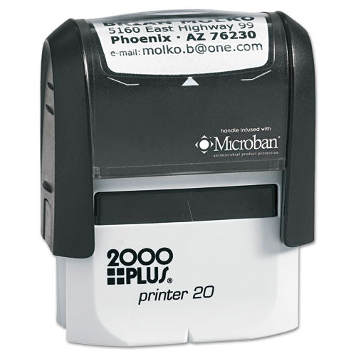 Self-Inking Custom Message Stamp, 0.25 x 1.38-(COS1SI20P)