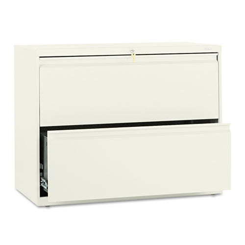 Brigade 800 Series Lateral File, 2 Legal/Letter-Size File Drawers, Putty, 36" x 18" x 28"-(HON882LL)