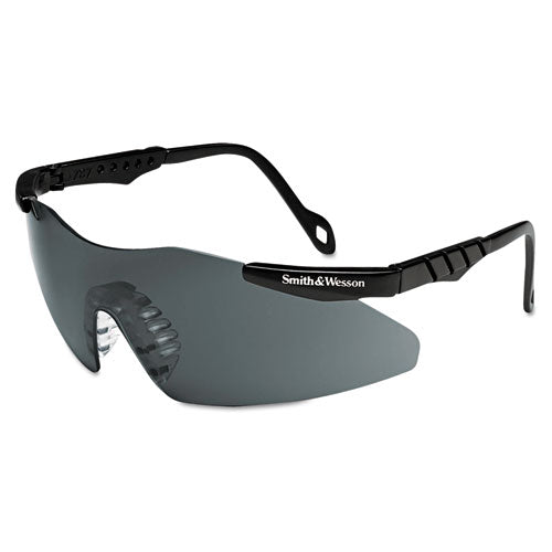 Magnum 3G Safety Eyewear, Black Frame, Smoke Lens-(SMW19823)