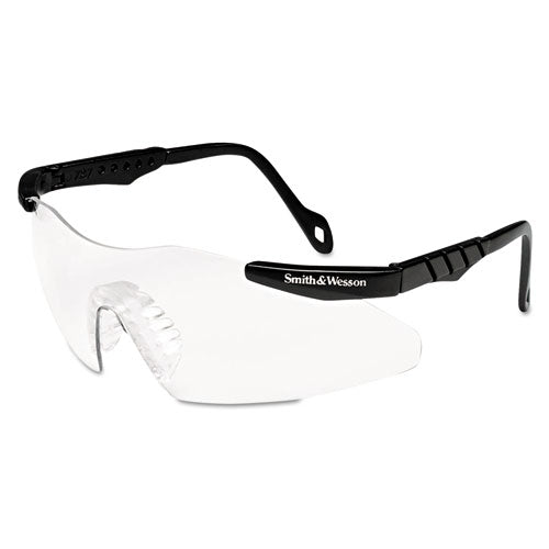 Magnum 3G Safety Eyewear, Black Frame, Clear Lens-(SMW19799)