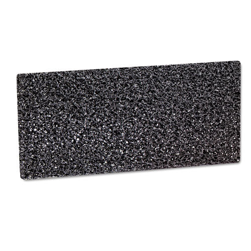 Doodlebug High-Productivity Stripping Pad, 4.63 x 10, Black, 10 Pads/Box, 4 Boxes/Carton-(MMM05241)