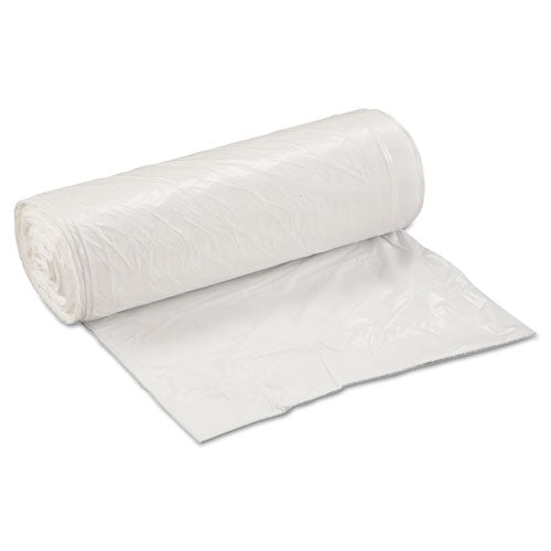 Low-Density Commercial Can Liners, 30 gal, 0.8 mil, 30" x 36", White, 25 Bags/Roll, 8 Rolls/Carton-(IBSSL3036XHW)