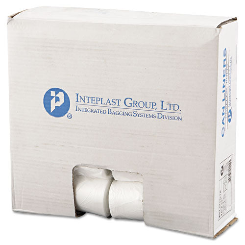 Low-Density Commercial Can Liners, 16 gal, 0.35 mil, 24" x 33", Clear, 50 Bags/Roll, 20 Rolls/Carton-(IBSSL2433LTN)