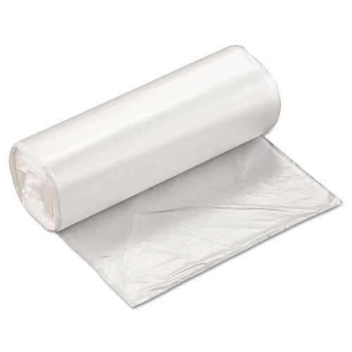 High-Density Commercial Can Liners, 16 gal, 5 microns, 24" x 33", Natural, 50 Bags/Roll, 20 Rolls/Carton-(IBSEC2433N)