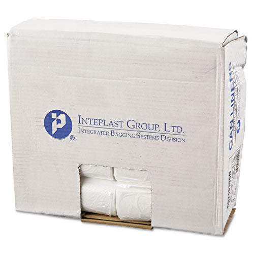 High-Density Commercial Can Liners, 16 gal, 6 microns, 24" x 33", Natural, 50 Bags/Roll, 20 Rolls/Carton-(IBSEC243306N)