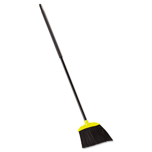 Jumbo Smooth Sweep Angled Broom, 46" Handle, Black/Yellow, 6/Carton-(RCP638906BLACT)