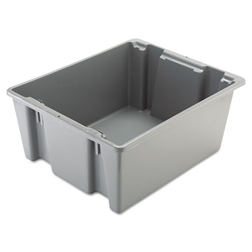 Palletote Box, 19 gal, 23.5" x 19.5" x 10", Gray-(RCP1731GRA)