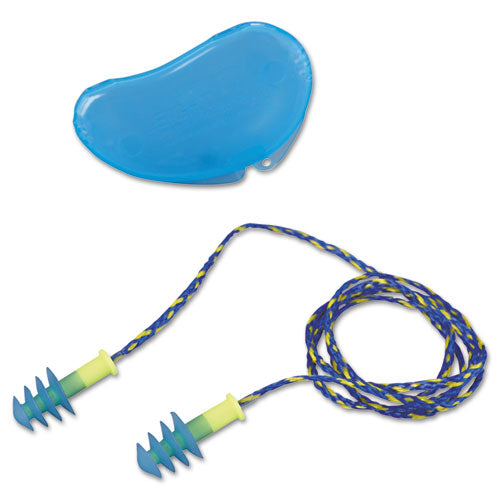 FUS30 HP Fusion Multiple-Use Earplugs, Reg, 27NRR, Corded, BE/WE, 100 Pairs-(HOWFUS30HP)