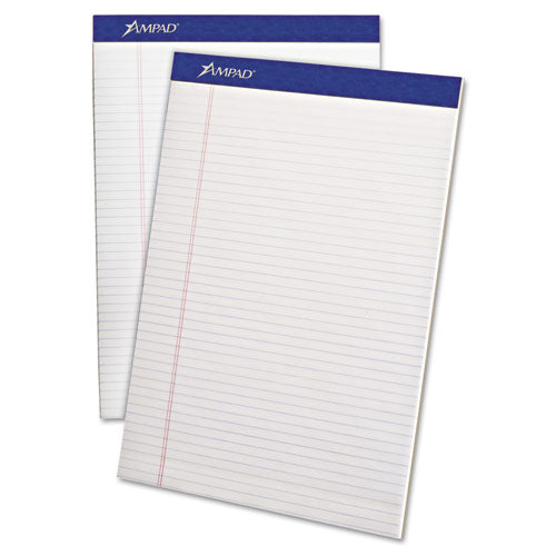 Perforated Writing Pads, Narrow Rule, 50 White 8.5 x 11.75 Sheets, Dozen-(TOP20322)