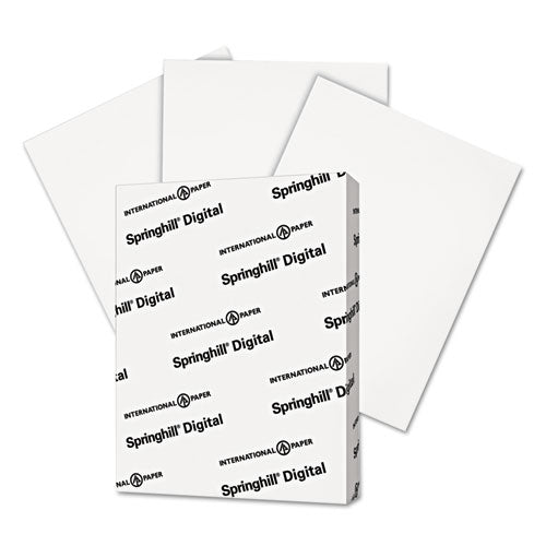 Digital Index White Card Stock, 92 Bright, 90 lb Index Weight, 8.5 x 11, White, 250/Pack-(SGH015101)