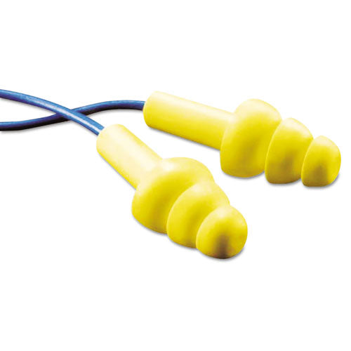 E-A-R UltraFit Ear Tracer Earplugs, Corded, NRR 25, 100 Pairs/Box-(MMM3404007)