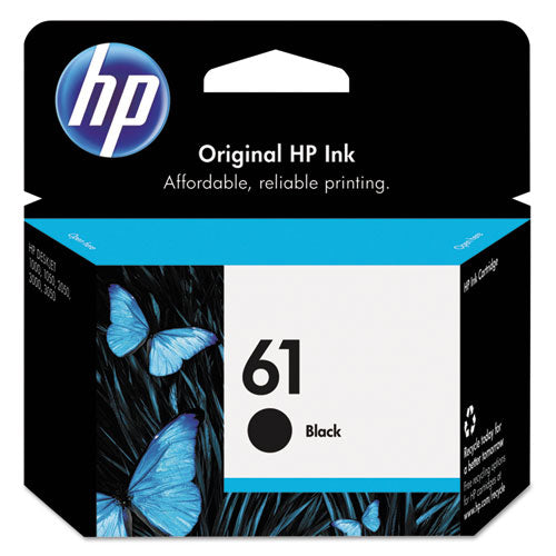 HP 61, (CH561WN) Black Original Ink Cartridge-(HEWCH561WN)