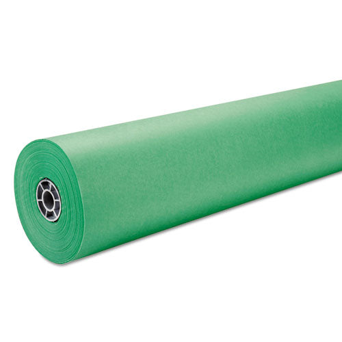 Rainbow Duo-Finish Colored Kraft Paper, 35 lb Wrapping Weight, 36" x 1,000 ft, Brite Green-(PAC63130)