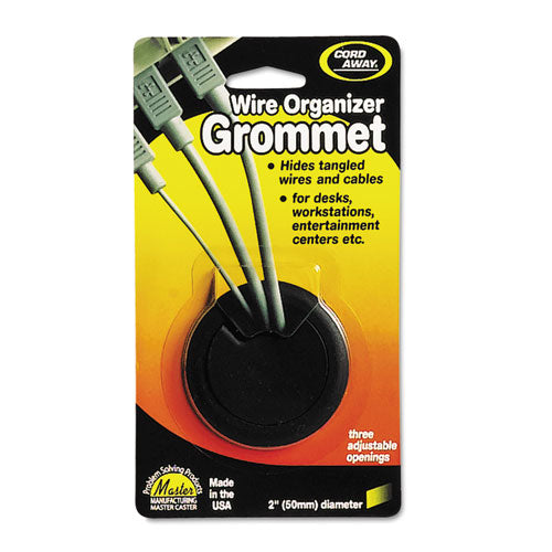 Grommet, Adjustable, 2" Diameter, Black-(MAS00201)