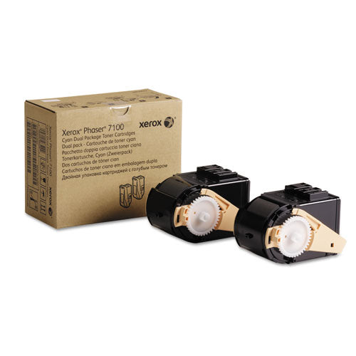 106R02602 Toner, 9,000 Page-Yield, Cyan, 2/Pack-(XER106R02602)
