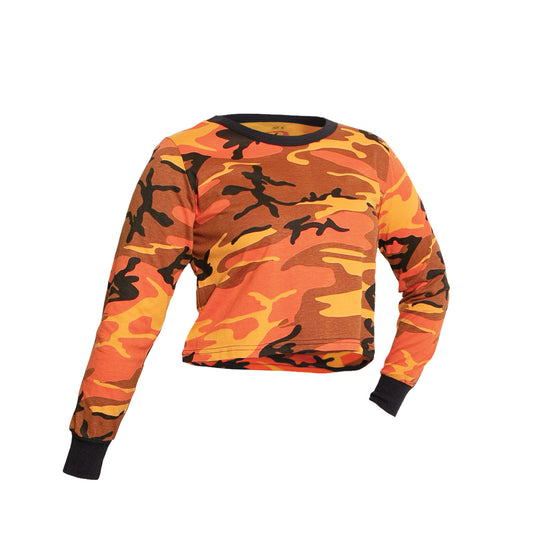 Rothco Women's Camo Long Sleeve Crop Top