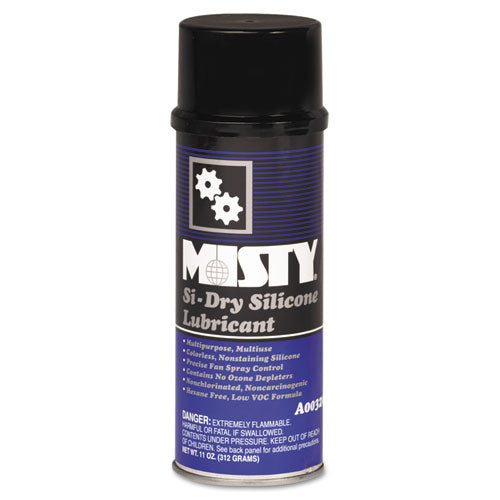 Si-Dry Silicone Spray Lubricant, 11 oz Aerosol Can, 12/Carton-(AMR1033585)