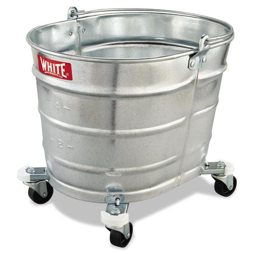 Metal Mop Bucket, 26 qt, Steel-(IMP260)