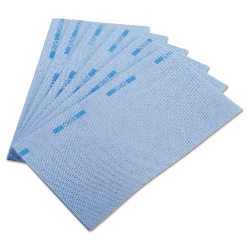 Food Service Towels, 13 x 24, Blue, 150/Carton-(CHI8251)