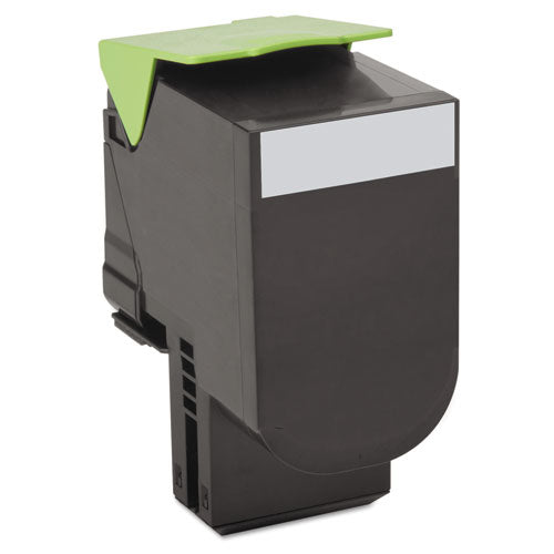 80C1XK0 Return Program Toner, 8,000 Page-Yield, Black-(LEX80C1XK0)