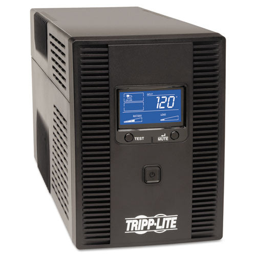 SmartPro LCD Line-Interactive UPS AVR Tower, 10 Outlets, 1,500 VA, 650 J-(TRPSMART1500LDT)