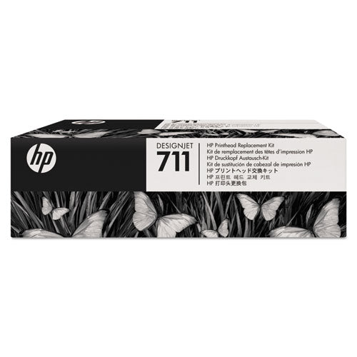 HP 711, (C1Q10A) Black/Cyan/Magenta/Yellow Printhead-(HEWC1Q10A)