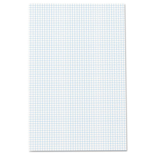 Quadrille Pads, Quadrille Rule (4 sq/in), 50 White (Standard 15 lb Bond) 11 x 17 Sheets-(TOP22037)