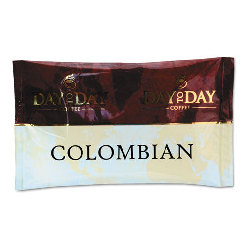 100% Pure Coffee, Colombian Blend, 1.5 oz Pack, 42 Packs/Carton-(PCO23001)