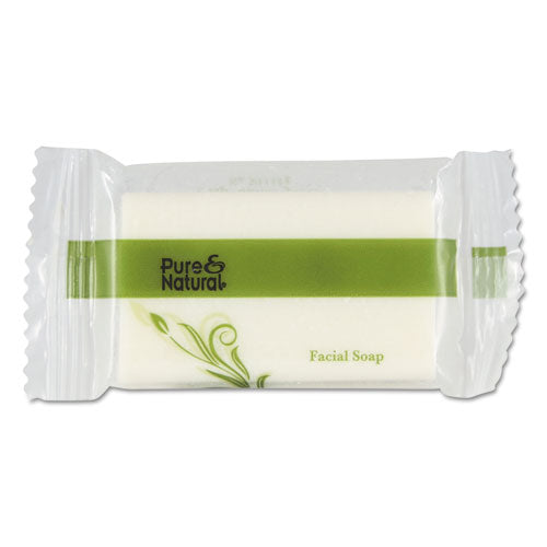 Body and Facial Soap, Fresh Scent, # 3/4 Flow Wrap Bar, 1,000/Carton-(PNN500075)