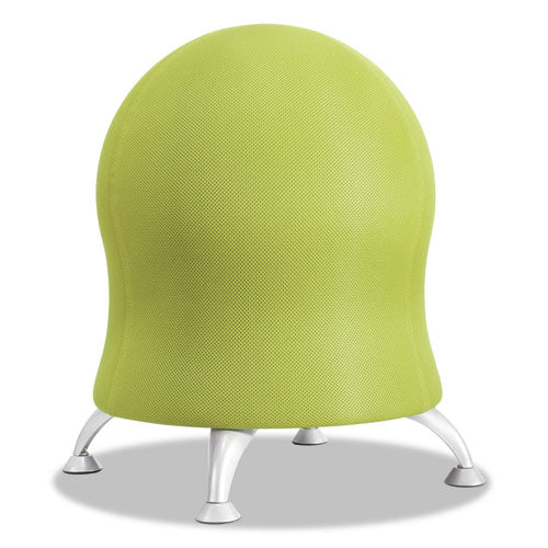 Zenergy Ball Chair, Backless, Supports Up to 250 lb, Grass Fabric Seat, Silver Base-(SAF4750GS)