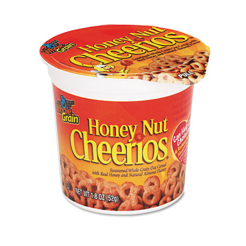 Honey Nut Cheerios Cereal, Single-Serve 1.8 oz Cup, 6/Pack-(AVTSN13898)