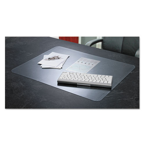 KrystalView Desk Pad with Antimicrobial Protection, Matte Finish, 24 x 19,  Clear-(AOP60440MS)
