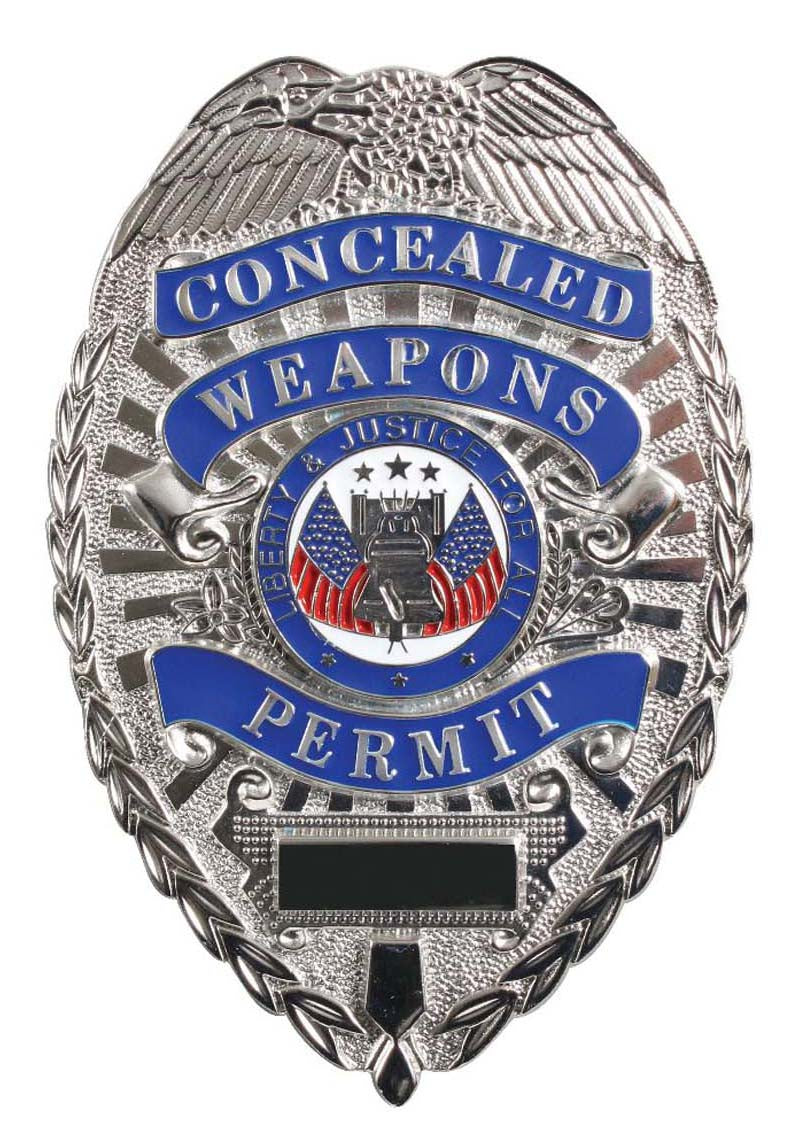 Rothco Deluxe "Concealed Weapons Permit" Badge