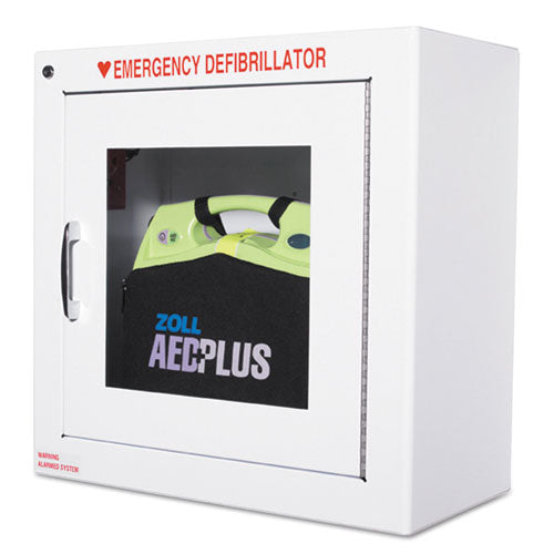 AED Wall Cabinet, 17w x 9.5d x 17h, White-(ZOL80000855)