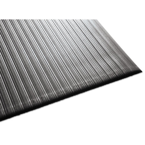 Air Step Antifatigue Mat, Polypropylene, 36 x 144, Black-(MLL24031202)